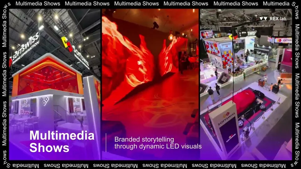 REX Lab Showreel 2025 — immersive technology shows